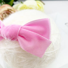 Load image into Gallery viewer, Baby Pink Velvet Ribbon Bow
