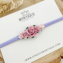 Load image into Gallery viewer, Lilac Mixed Flower Headband
