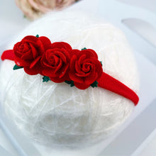 Load image into Gallery viewer, Red Rose Headband

