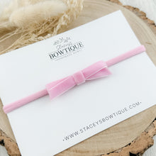 Load image into Gallery viewer, Pink Velvet Ribbon Bow
