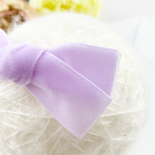 Load image into Gallery viewer, Lavender Velvet Ribbon Bow
